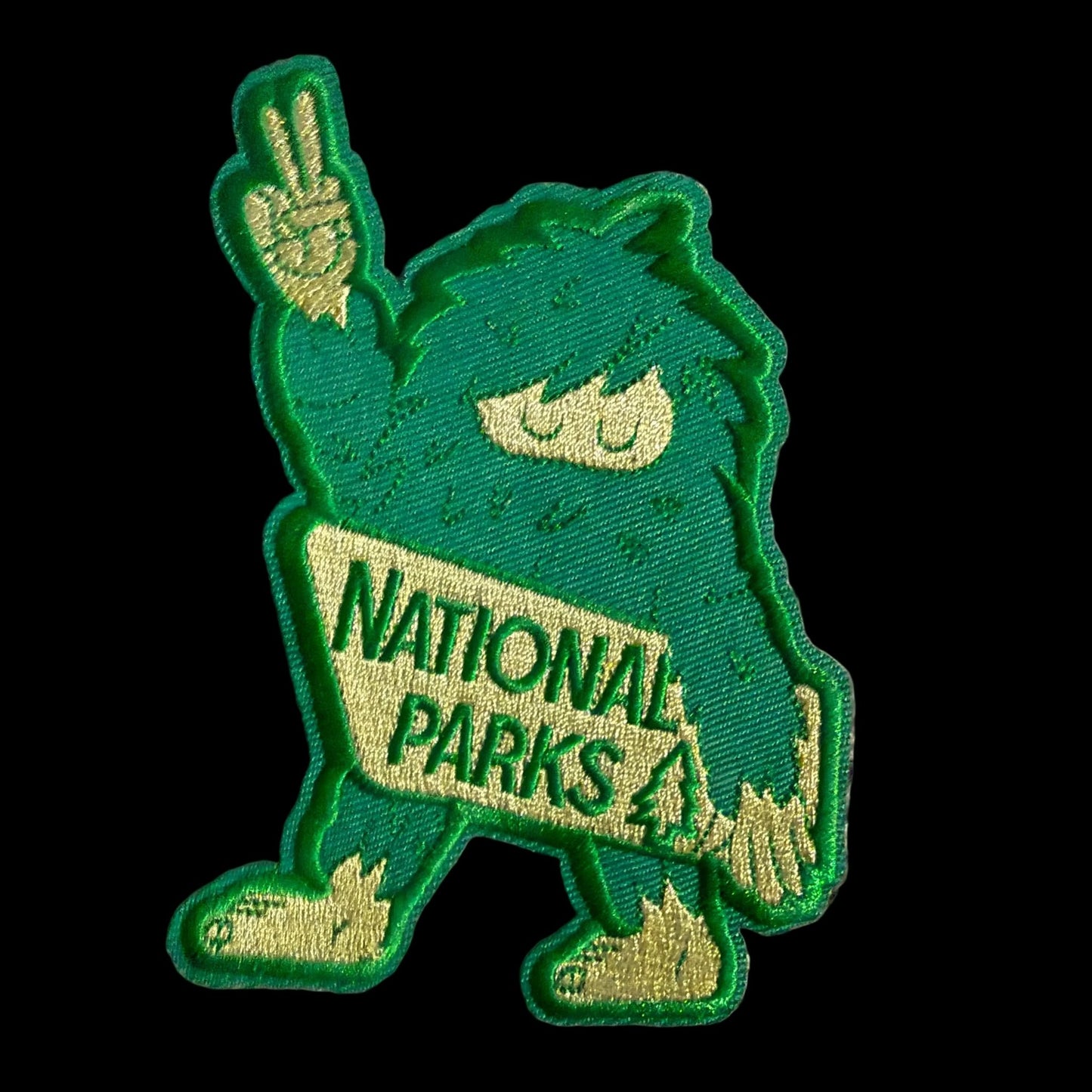 - National Parks Bigfoot Patch | Iron On Patch | Bigfoot, Funny from SHIRT MONSTERS