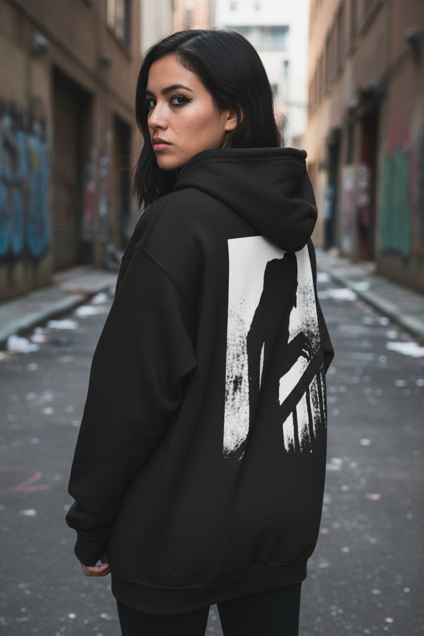 Hoodie - Nosferatu 2 Sided Zipper Zip Up Hoodie from Crypto Zoo Tees