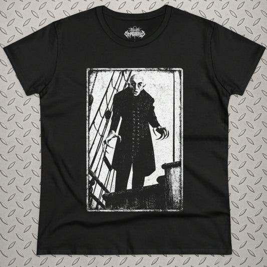 T-Shirt - Nosferatu Vampire Design | Horror, Ghosts & Paranormal | Unisex Shirt, Ladies Tee, Tank Top, Long Sleeve, Sweatshirt, Hoodie from Crypto Zoo Tees