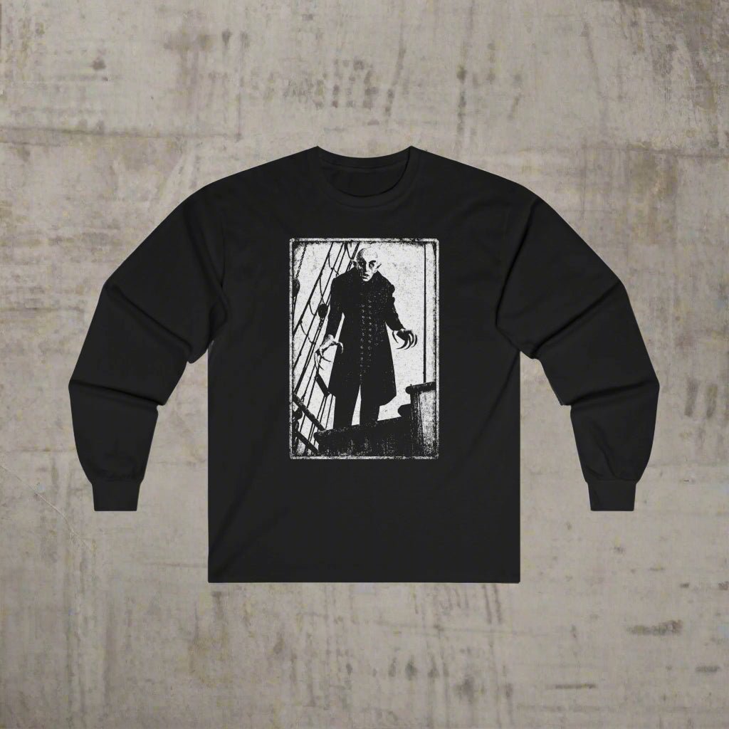 T-Shirt - Nosferatu Vampire Design | Horror, Ghosts & Paranormal | Unisex Shirt, Ladies Tee, Tank Top, Long Sleeve, Sweatshirt, Hoodie from Crypto Zoo Tees