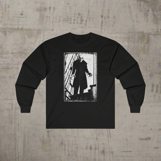 T-Shirt - Nosferatu Vampire Design | Horror, Ghosts & Paranormal | Unisex Shirt, Ladies Tee, Tank Top, Long Sleeve, Sweatshirt, Hoodie from Crypto Zoo Tees