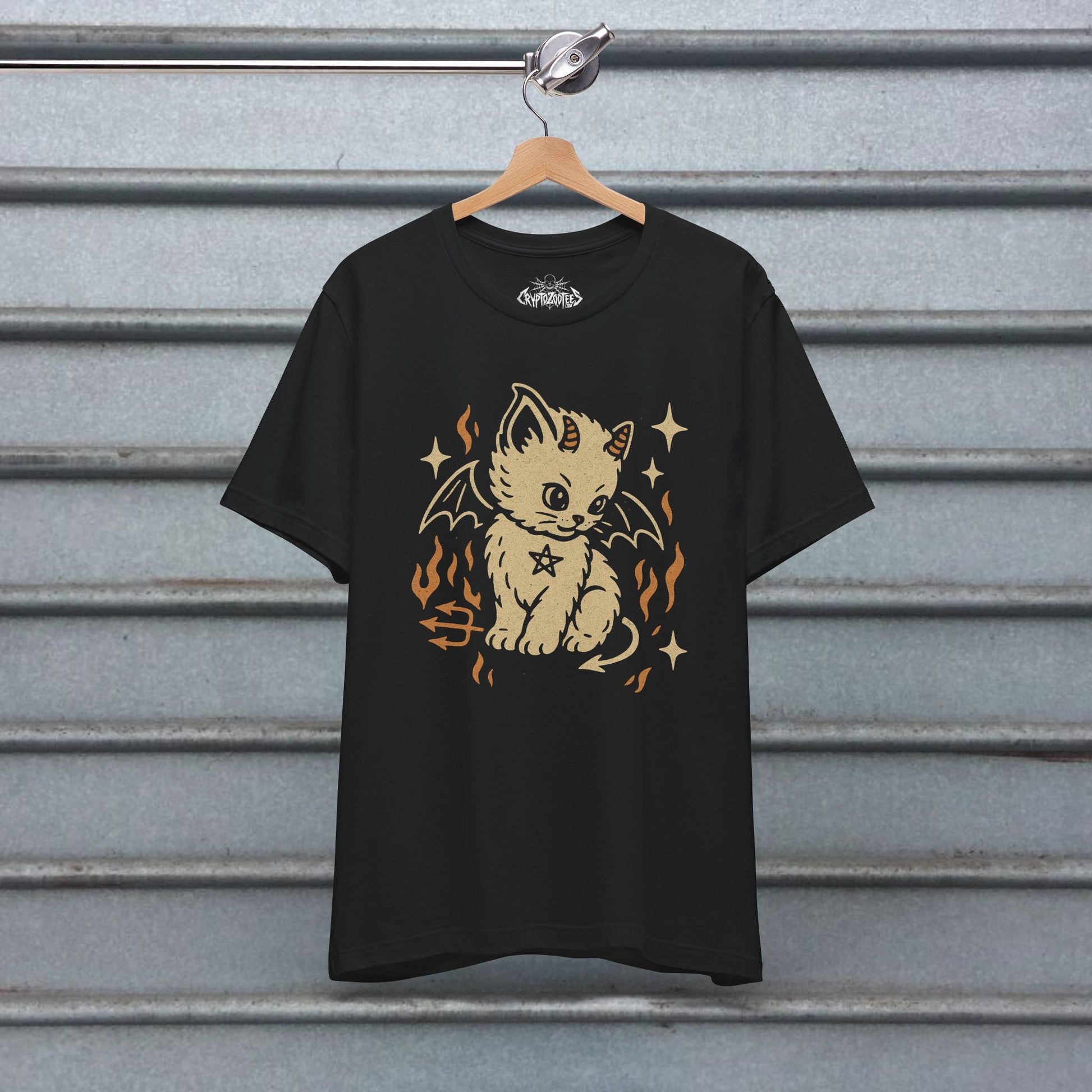 T-Shirt - Occult Cat Shirt | Unisex T-shirt | Cats, Halloween | Goth/Gothic | Pullover Hoodie from Crypto Zoo Tees