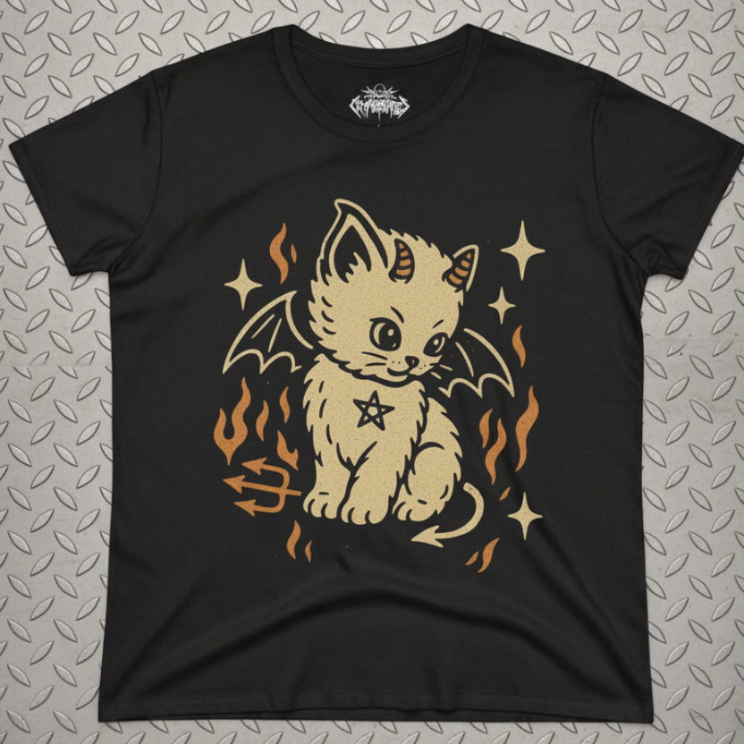 T-Shirt - Occult Cat Shirt | Unisex T-shirt | Cats, Halloween | Goth/Gothic | Pullover Hoodie from Crypto Zoo Tees