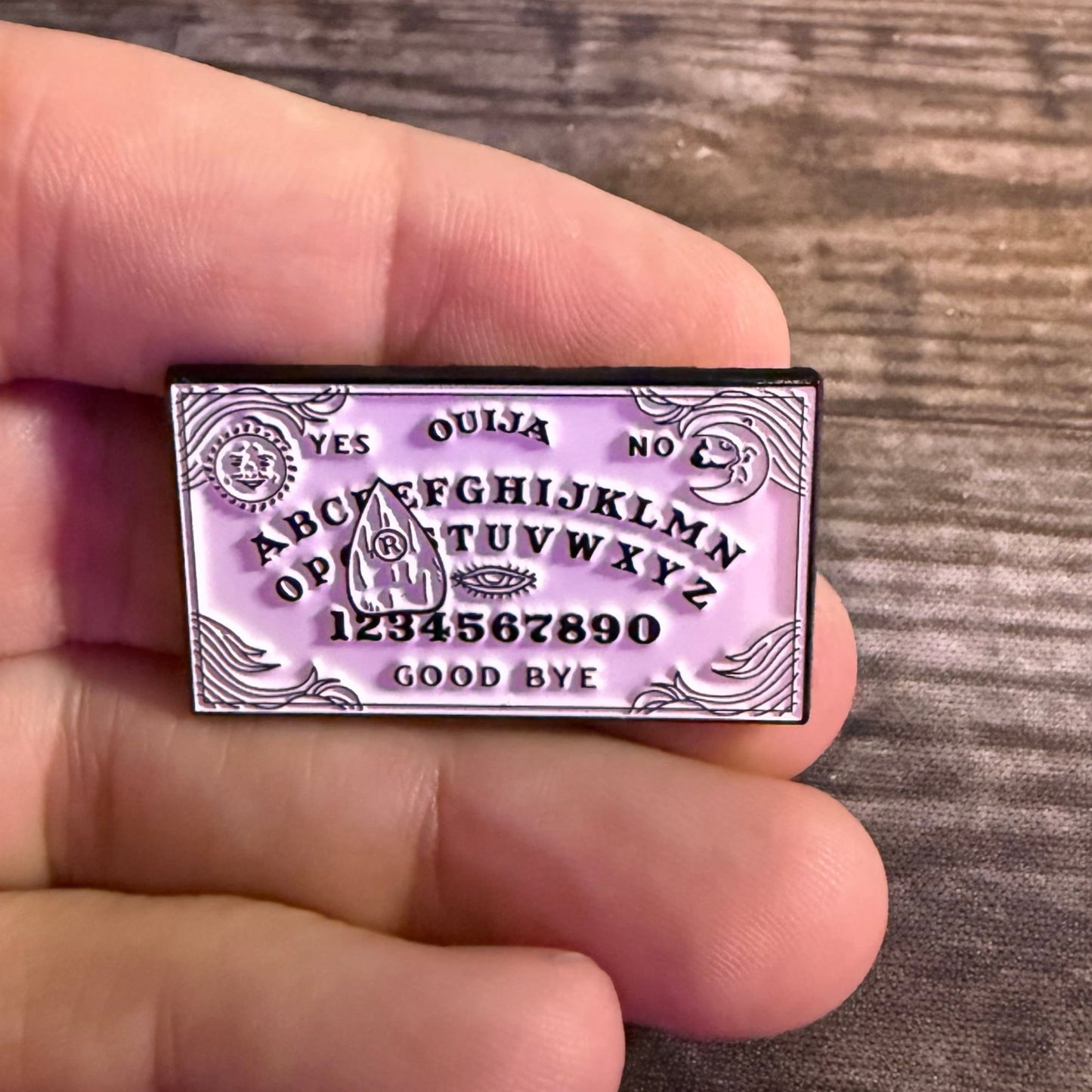  - Ouija Board Pinback Button | Pinback Button | Spiritual | Horror | Goth/Gothic from Crypto Zoo Tees