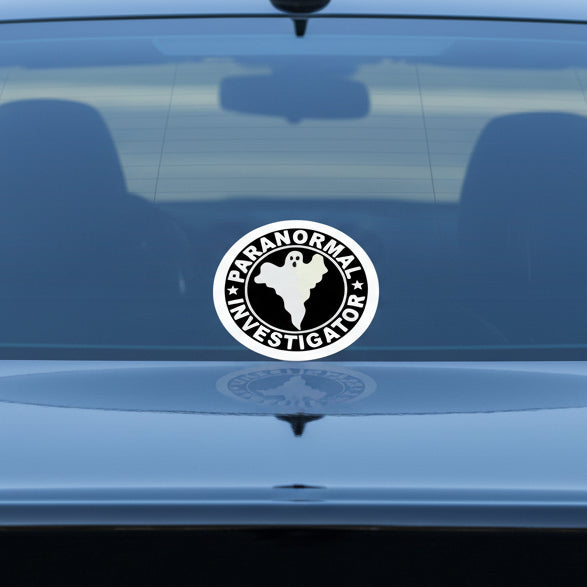 Paper products - Paranormal Investigator Sticker | Ghosts & Paranormal | Goth/Gothic from SHIRT MONSTERS