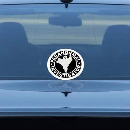 Paper products - Paranormal Investigator Sticker | Ghosts & Paranormal | Goth/Gothic from SHIRT MONSTERS