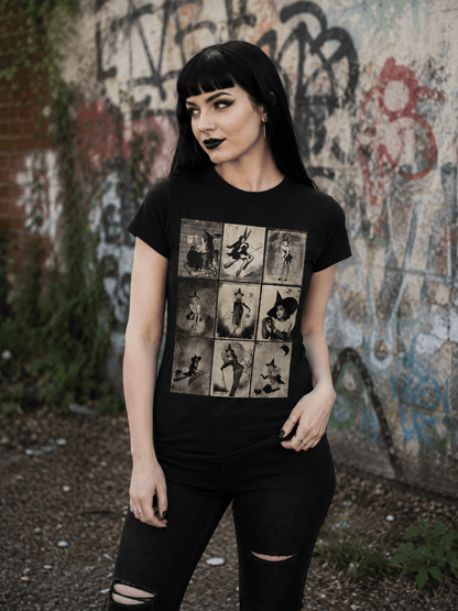 All Items - Pinup Witches | Halloween, Spiritual | Crewneck Sweatshirt from SHIRT MONSTERS