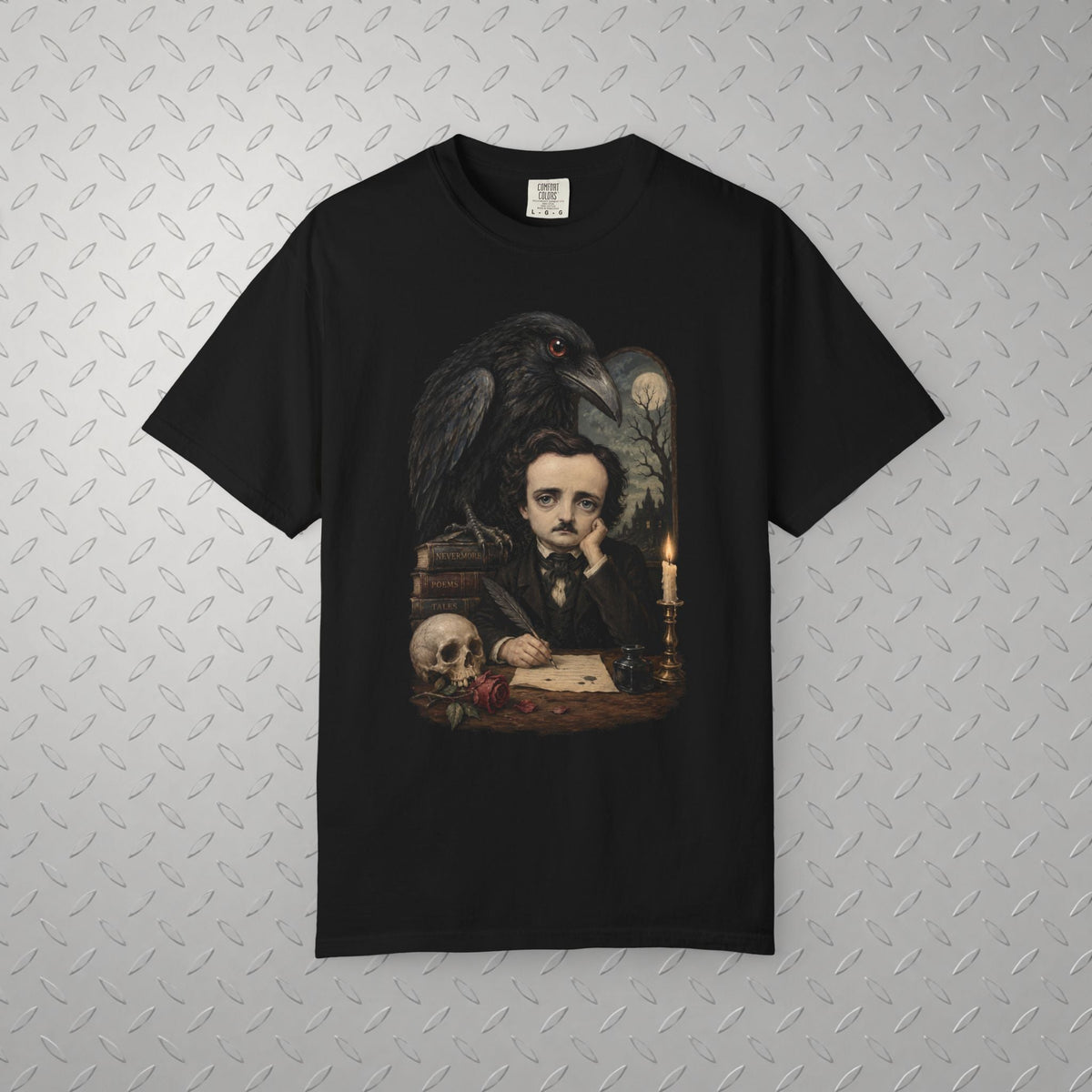 T-Shirt - poe raven - comfort colors from SHIRT MONSTERS