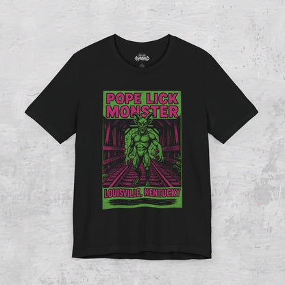 T-Shirt - Pope Lick Monster T-Shirt Louisville Kentucky Cryptid Tee Black Tee Urban Legend Graphic Tee Paranormal Style Gift For Cryptid Fan from Crypto Zoo Tees