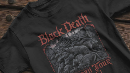 Black Death Tour Shirt | Funny, Metal | Pullover Hoodie
