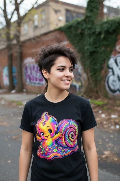 Hoodie - Psychedelic Snail Kewpie Baby Shirt | T-Shirt from SHIRT MONSTERS
