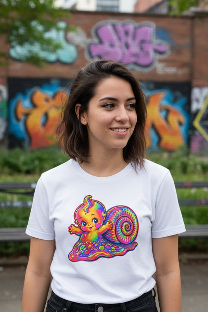 Hoodie - Psychedelic Snail Kewpie Baby Shirt | T-Shirt from SHIRT MONSTERS