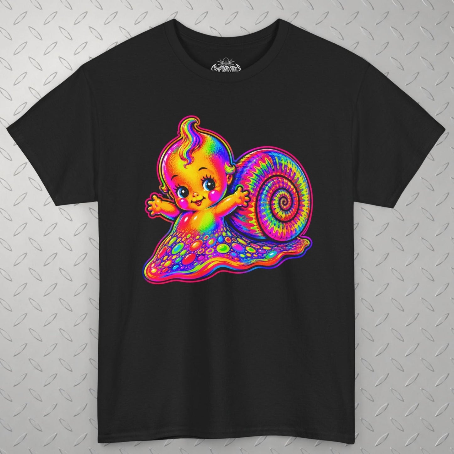 Hoodie - Psychedelic Snail Kewpie Baby Shirt | T-Shirt from SHIRT MONSTERS