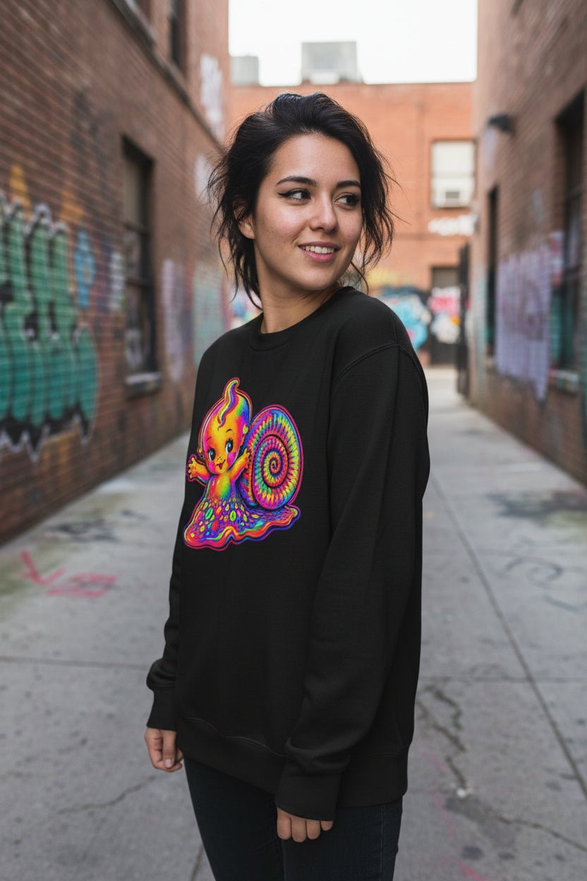 Hoodie - Psychedelic Snail Kewpie Baby Shirt | T-Shirt from SHIRT MONSTERS