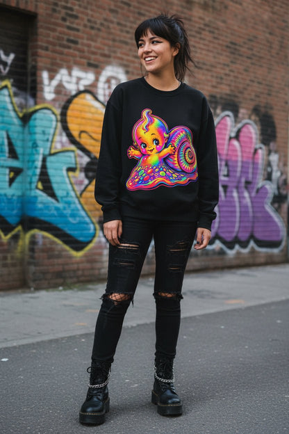 Hoodie - Psychedelic Snail Kewpie Baby Shirt | T-Shirt from SHIRT MONSTERS