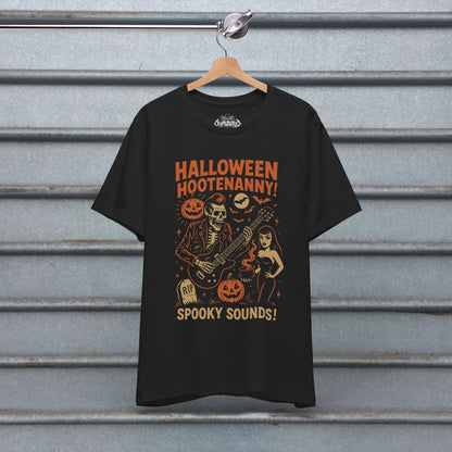 T-Shirt - Psychobilly Zombie Tee | Light Fitted - Unisex Bella+Canvas 3001 | Horror, Halloween | Rockabilly from SHIRT MONSTERS