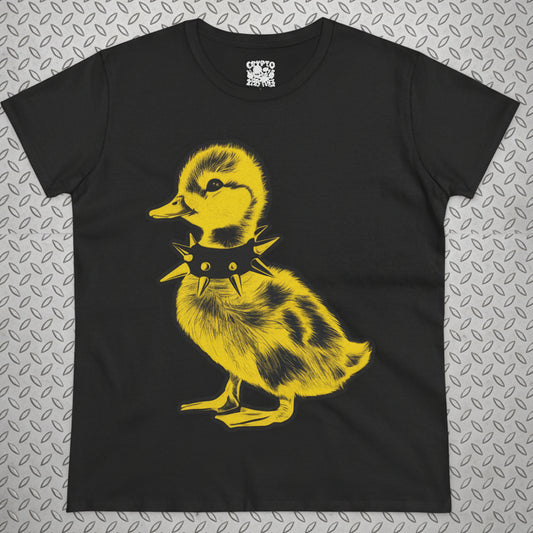 T-Shirt - Punk Duck Shirt | Animals, Funny | Unisex Shirt, Ladies Tee, Tank Top, Long Sleeve, Sweatshirt, Hoodie from Crypto Zoo Tees