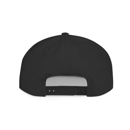Hats - Punk Racing Hat Skull Snapback Checkered Flag Cap Black Biker Flat Brim Vintage Rockabilly Style Gift For Car Lover from Crypto Zoo Tees