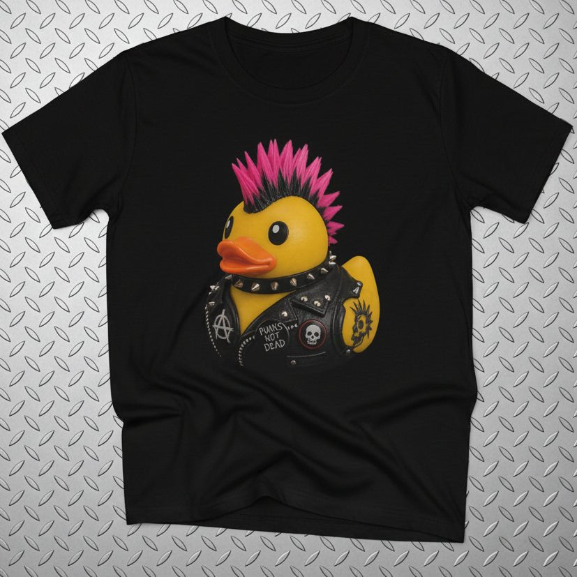 Kids clothes - Punk Rubber Duck Shirt | Unisex Youth Tee - Gildan 5000B | Animals, Funny | Punk from SHIRT MONSTERS