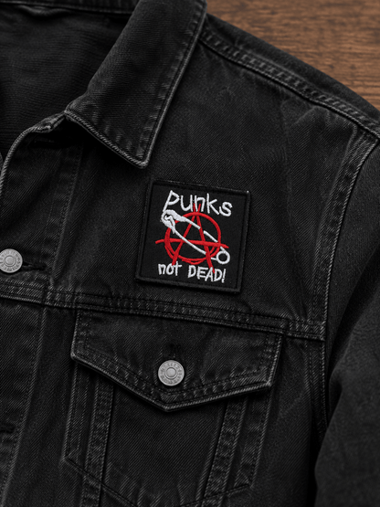 - Punks Not Dead Patch | Embroidered Iron On | Punk, Music | Punk from SHIRT MONSTERS