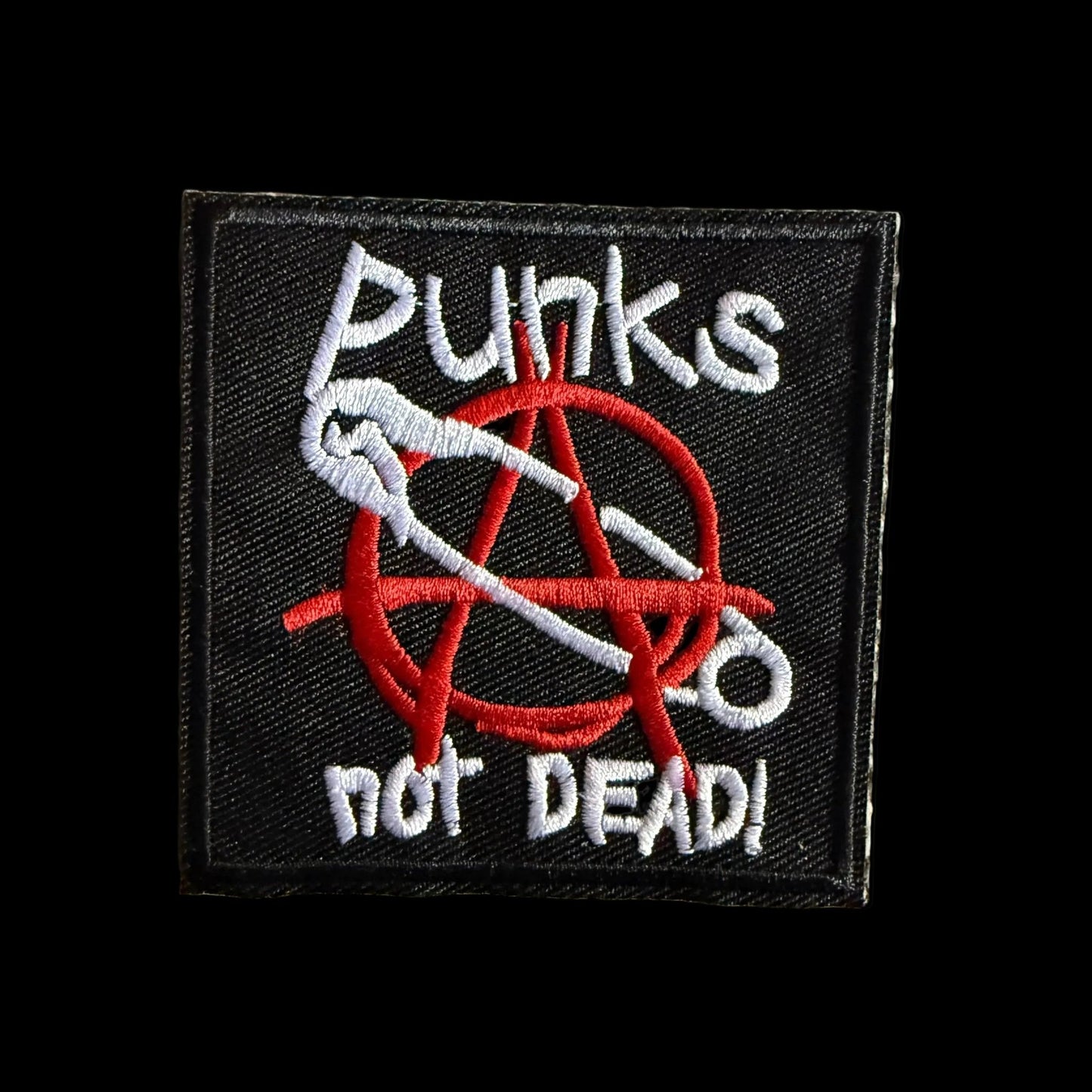 - Punks Not Dead Patch | Embroidered Iron On | Punk, Music | Punk from SHIRT MONSTERS