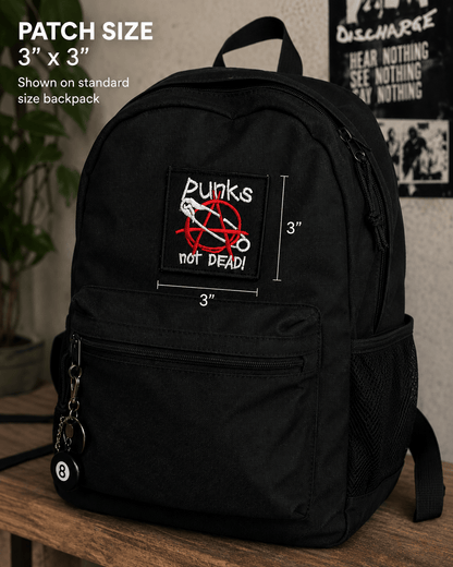 - Punks Not Dead Patch | Embroidered Iron On | Punk, Music | Punk from SHIRT MONSTERS