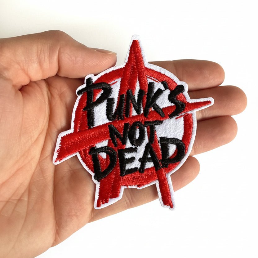 - Punks Not Dead Patch | Punk, Music | Embroidered Iron On Patch from SHIRT MONSTERS