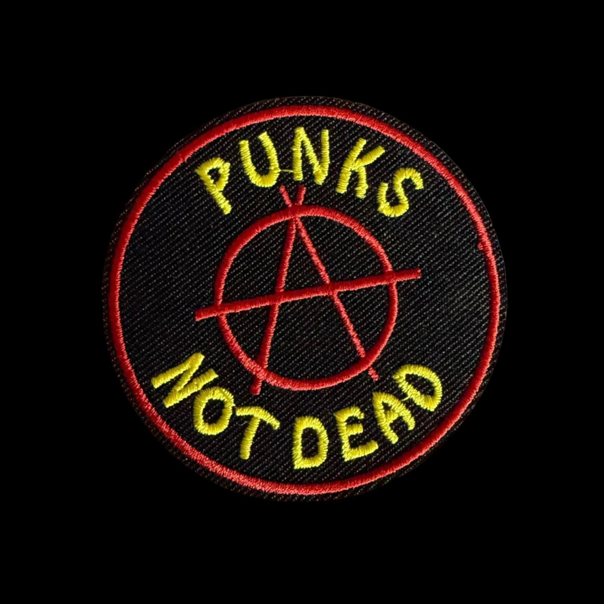 - Punks Not Dead Patch | Punk, Music | Embroidered Iron On Patch from SHIRT MONSTERS