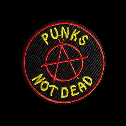 - Punks Not Dead Patch | Punk, Music | Embroidered Iron On Patch from SHIRT MONSTERS