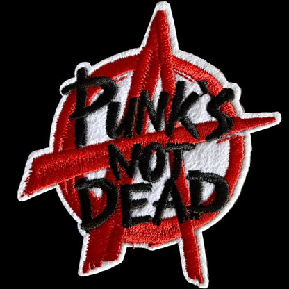 - Punks Not Dead Patch | Punk, Music | Embroidered Iron On Patch from SHIRT MONSTERS