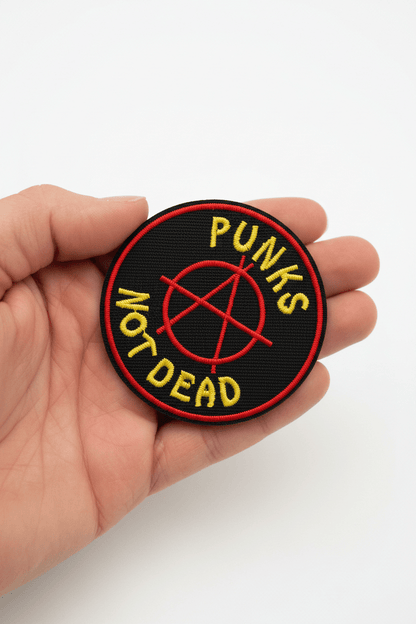 - Punks Not Dead Patch | Punk, Music | Embroidered Iron On Patch from SHIRT MONSTERS