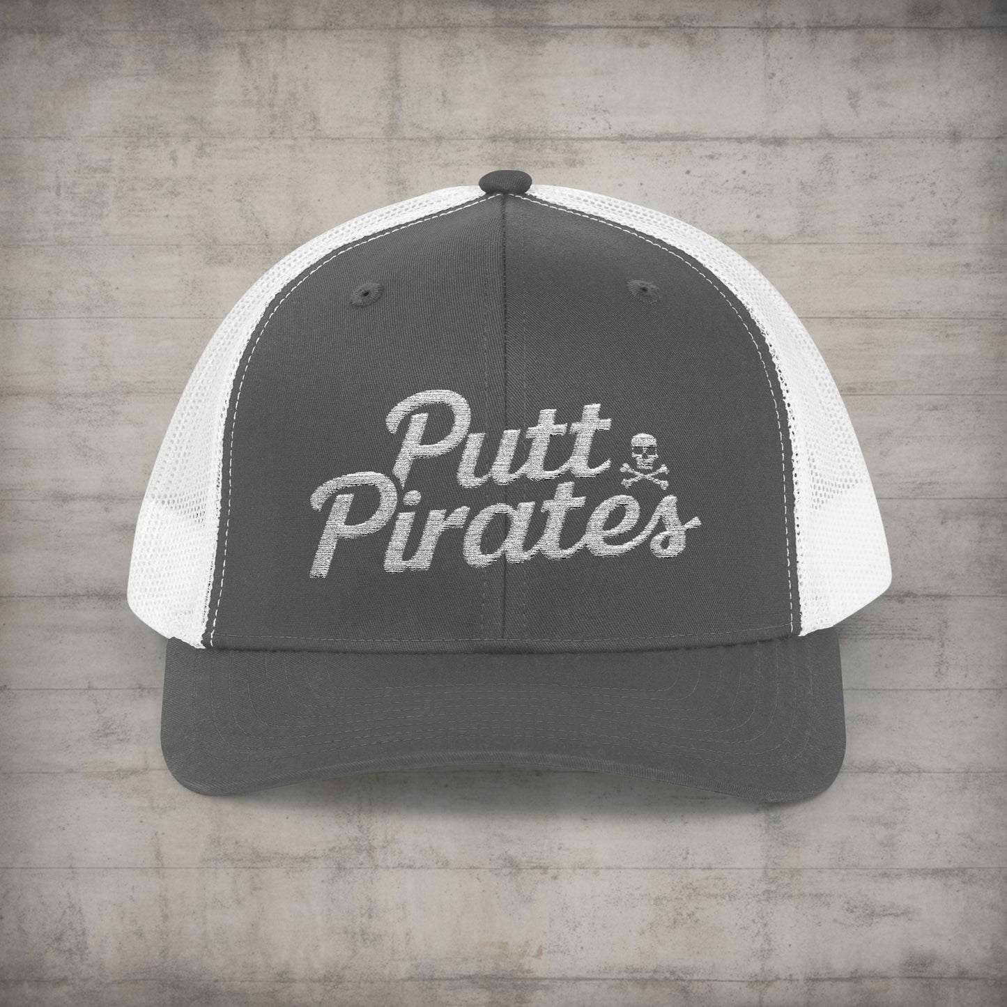 Hats - Putt Pirates Hat MANY COLORS | Embroidered Cap | Funny | Retro & Vintage from Crypto Zoo Tees