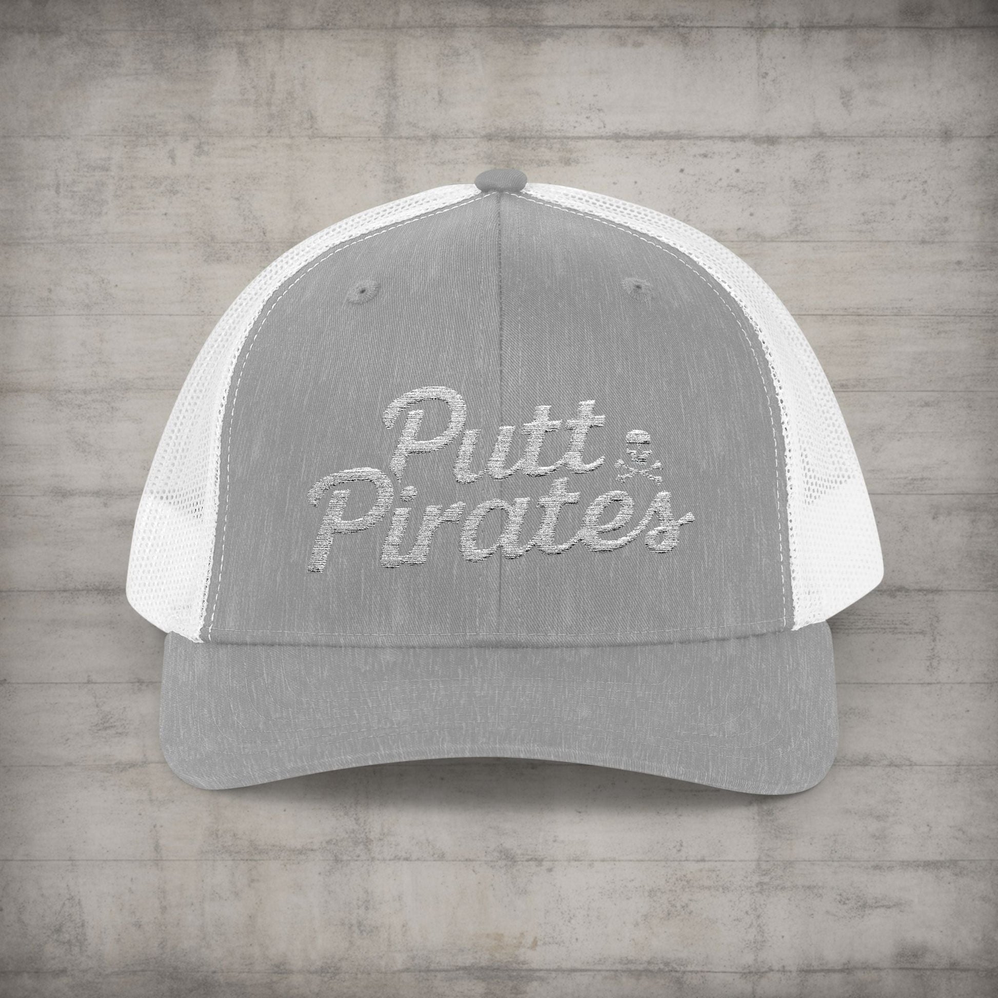 Hats - Putt Pirates Hat MANY COLORS | Embroidered Cap | Funny | Retro & Vintage from Crypto Zoo Tees