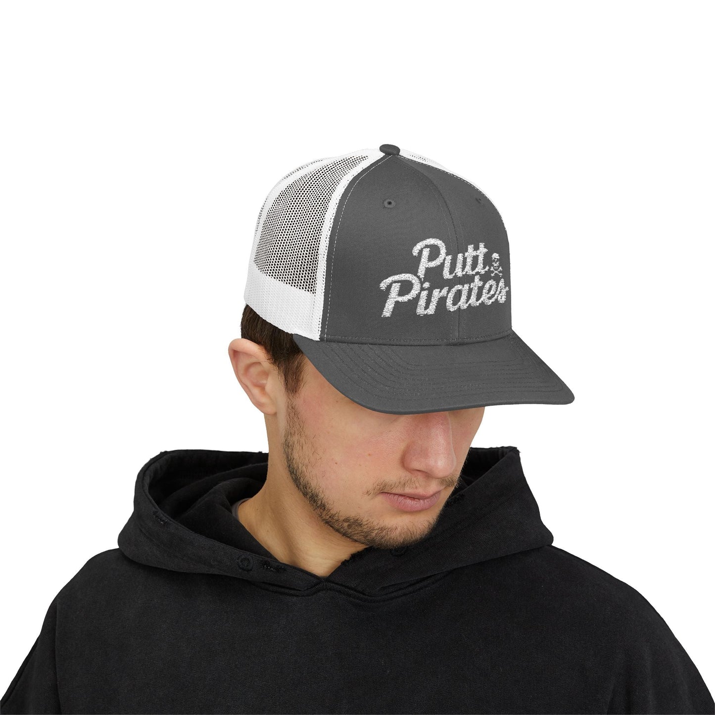 Hats - Putt Pirates Hat MANY COLORS | Embroidered Cap | Funny | Retro & Vintage from Crypto Zoo Tees