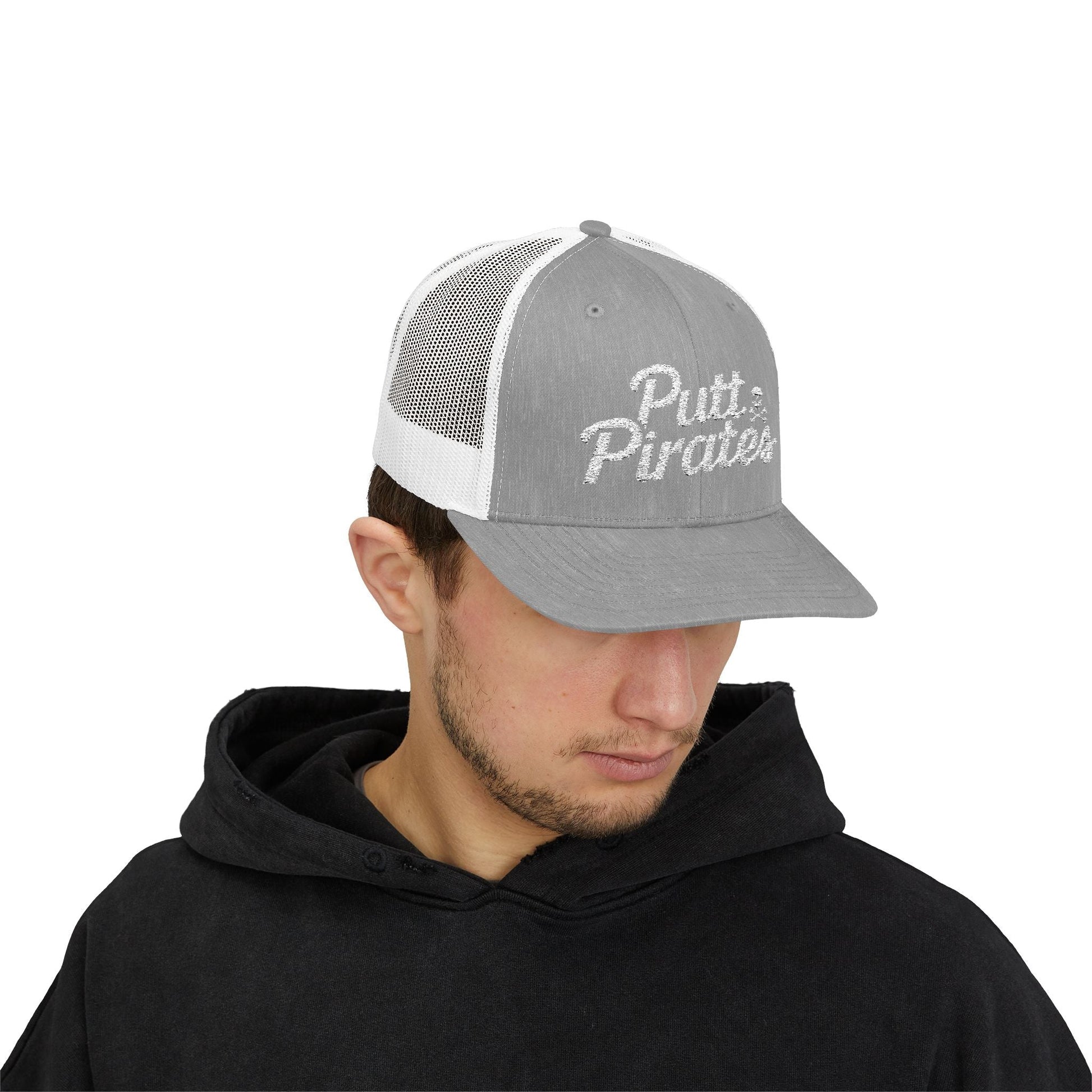 Hats - Putt Pirates Hat MANY COLORS | Embroidered Cap | Funny | Retro & Vintage from Crypto Zoo Tees