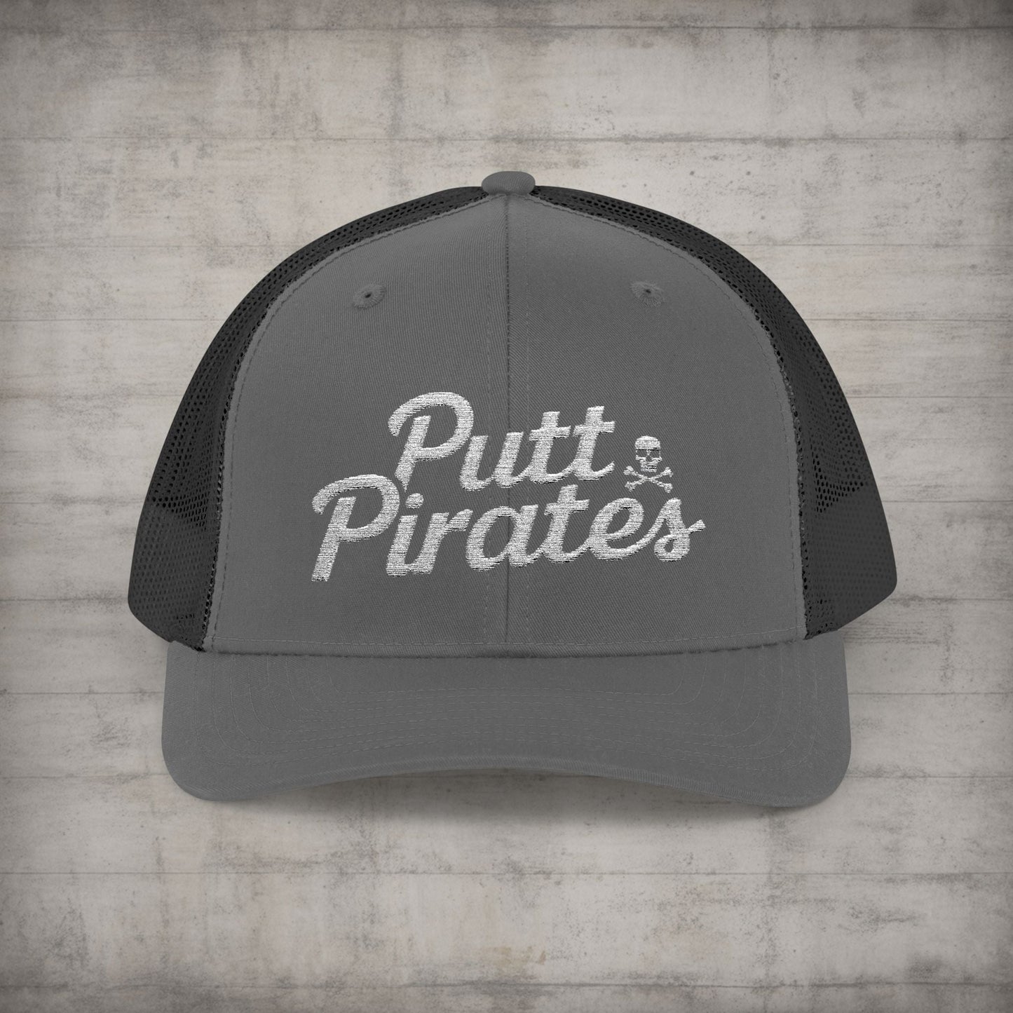 Hats - Putt Pirates Hat MANY COLORS | Embroidered Cap | Funny | Retro & Vintage from Crypto Zoo Tees