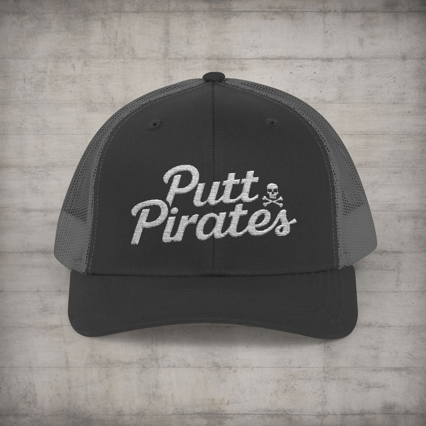 Hats - Putt Pirates Hat MANY COLORS | Embroidered Cap | Funny | Retro & Vintage from Crypto Zoo Tees