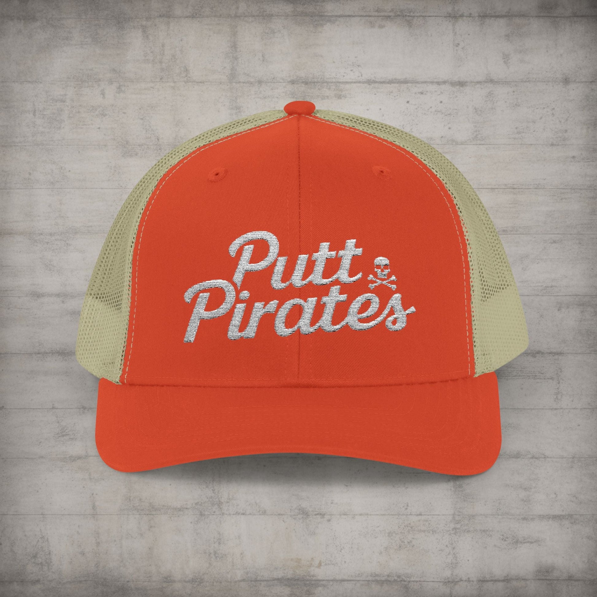 Hats - Putt Pirates Hat MANY COLORS | Embroidered Cap | Funny | Retro & Vintage from Crypto Zoo Tees