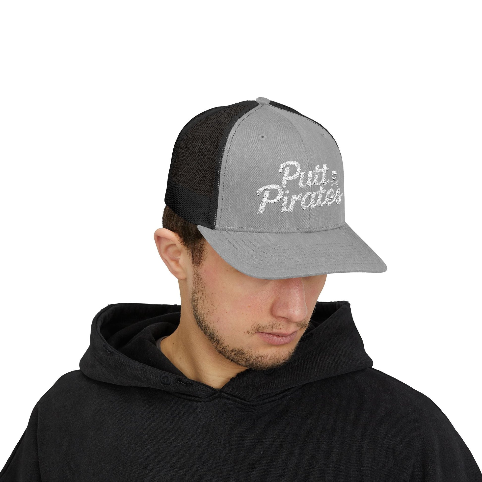 Hats - Putt Pirates Hat MANY COLORS | Embroidered Cap | Funny | Retro & Vintage from Crypto Zoo Tees