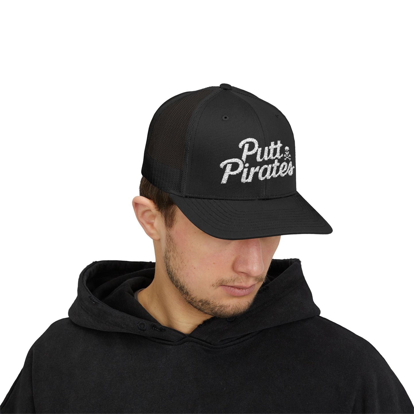 Hats - Putt Pirates Hat MANY COLORS | Embroidered Cap | Funny | Retro & Vintage from Crypto Zoo Tees