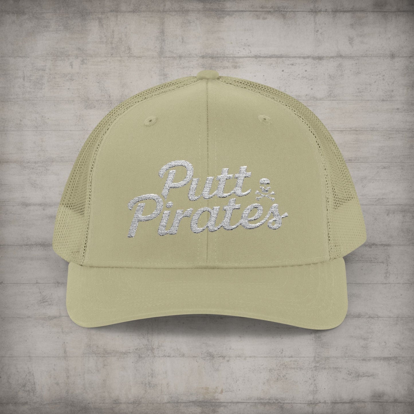 Hats - Putt Pirates Hat MANY COLORS | Embroidered Cap | Funny | Retro & Vintage from Crypto Zoo Tees