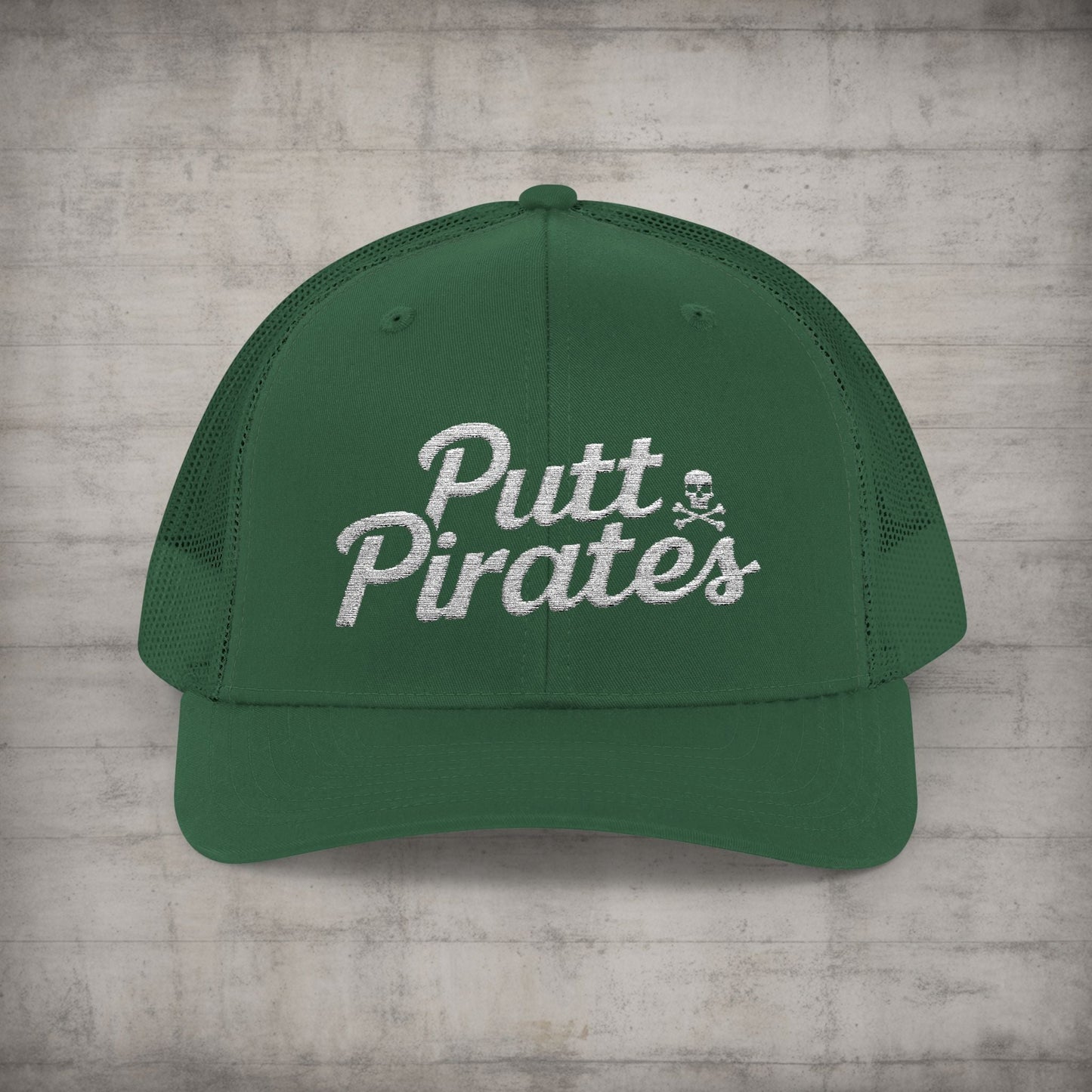 Hats - Putt Pirates Hat MANY COLORS | Embroidered Cap | Funny | Retro & Vintage from Crypto Zoo Tees