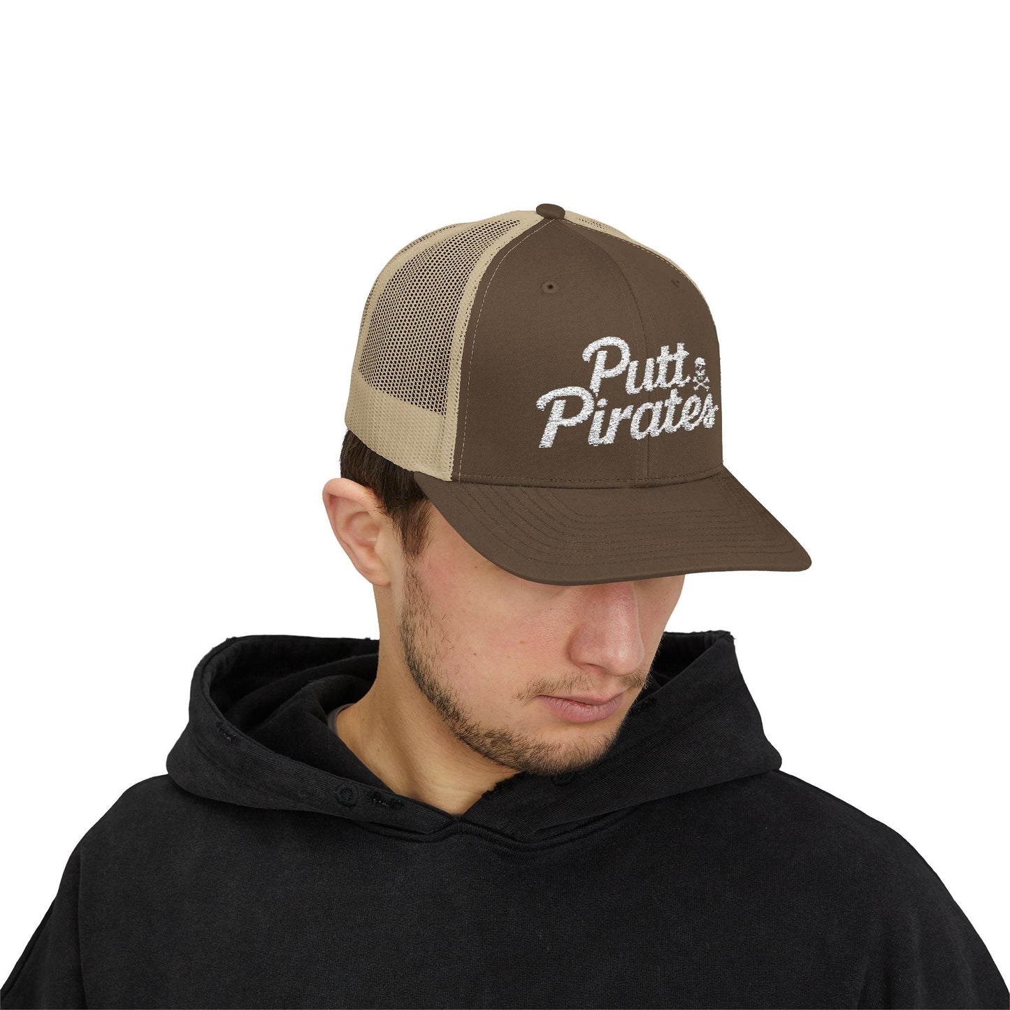 Hats - Putt Pirates Hat MANY COLORS | Embroidered Cap | Funny | Retro & Vintage from Crypto Zoo Tees