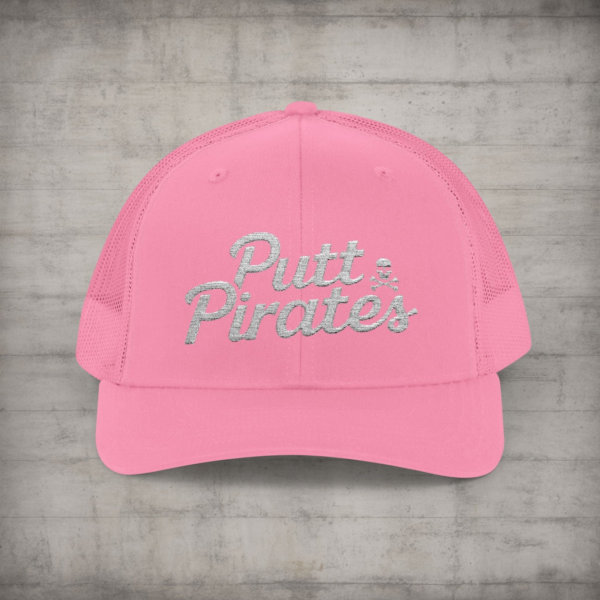 Hats - Putt Pirates Hat MANY COLORS | Embroidered Cap | Funny | Retro & Vintage from Crypto Zoo Tees