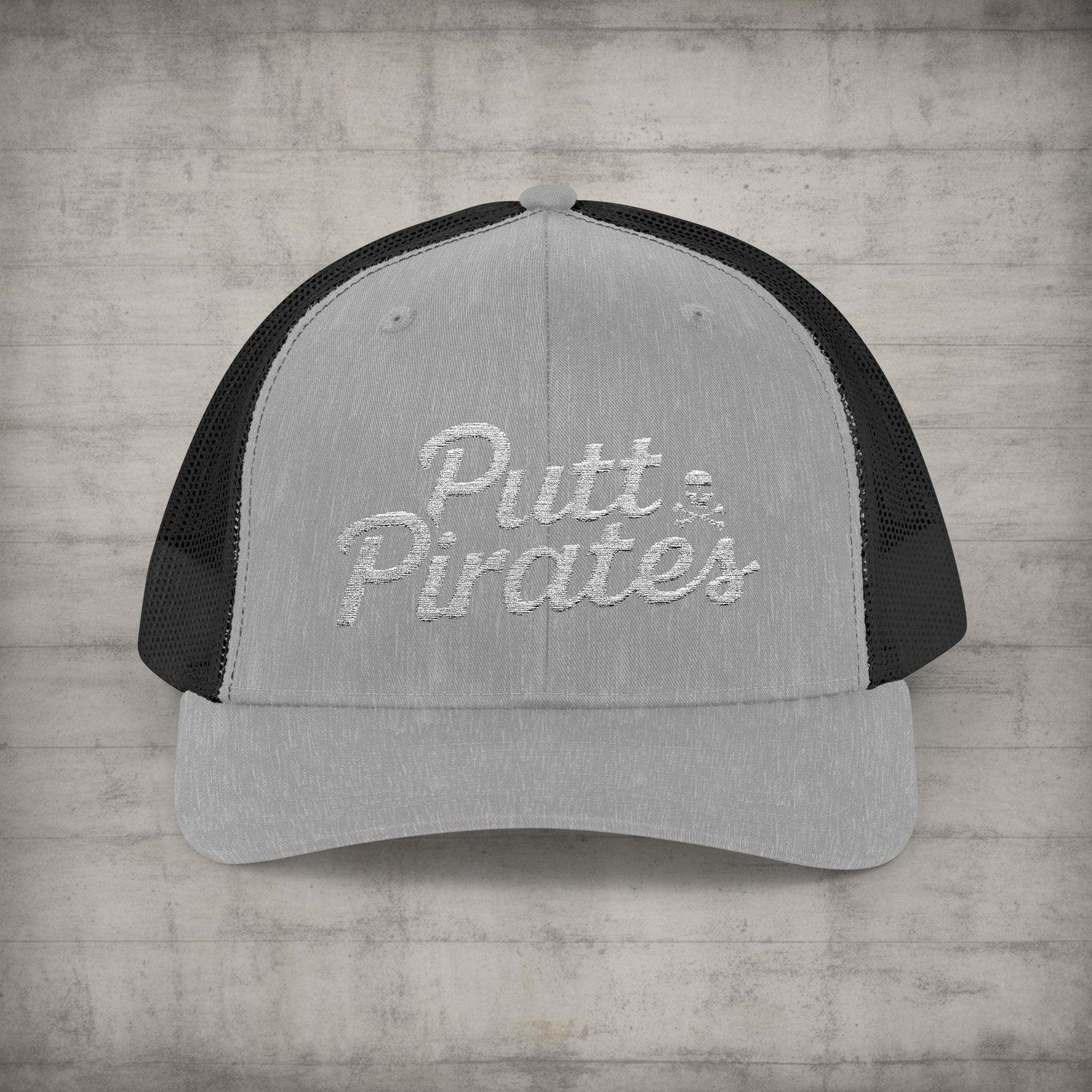 Hats - Putt Pirates Hat MANY COLORS | Embroidered Cap | Funny | Retro & Vintage from Crypto Zoo Tees