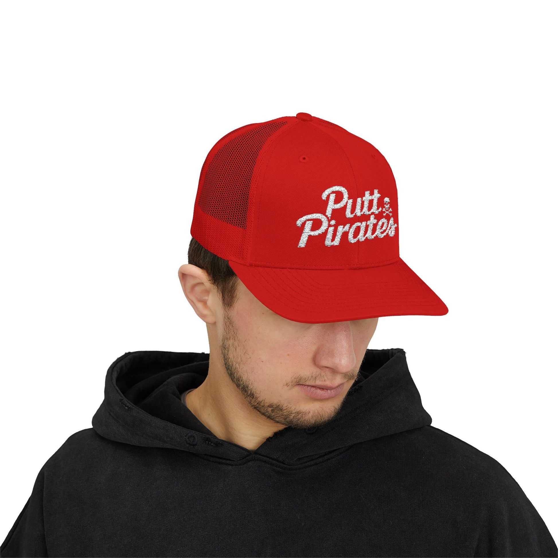 Hats - Putt Pirates Hat MANY COLORS | Embroidered Cap | Funny | Retro & Vintage from Crypto Zoo Tees