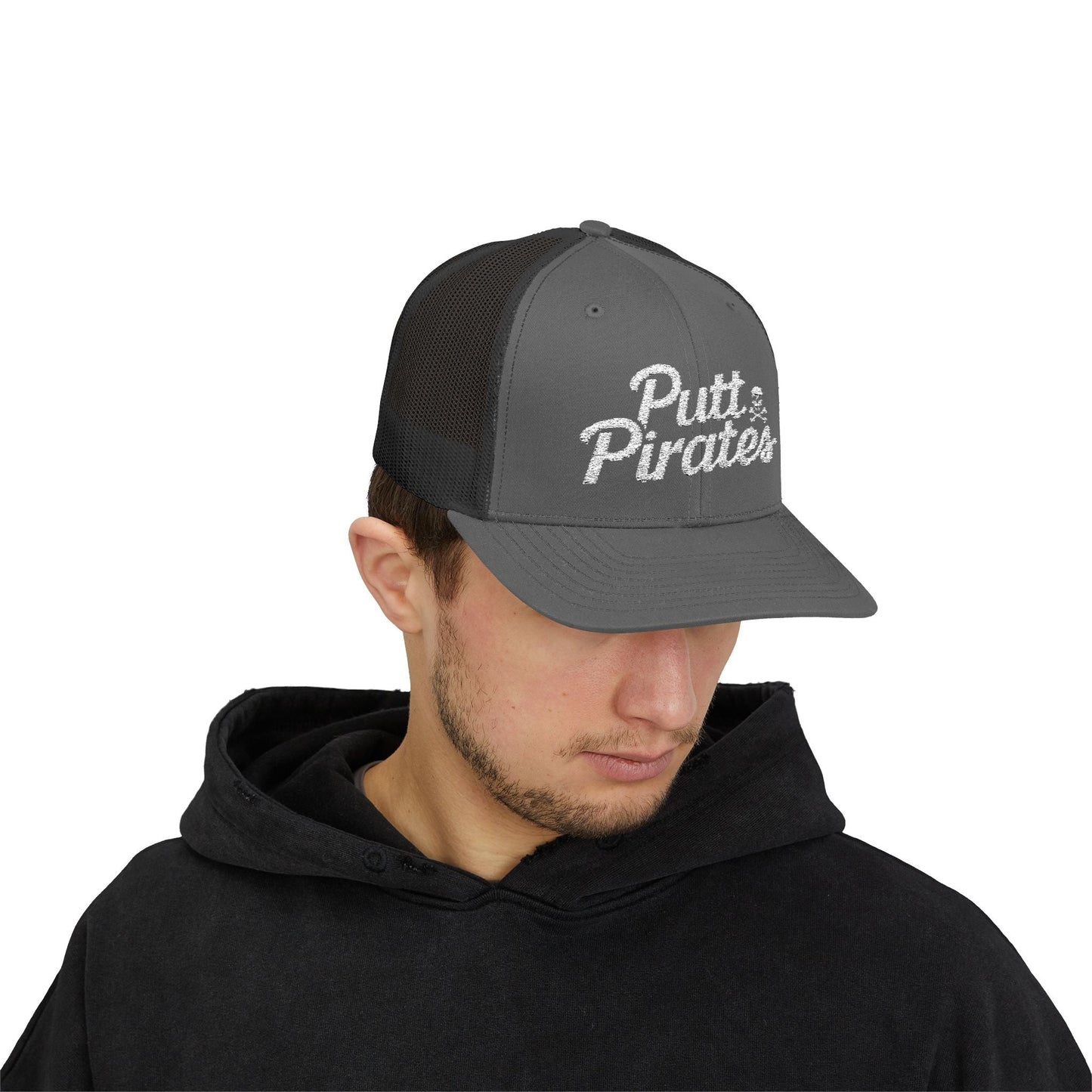 Hats - Putt Pirates Hat MANY COLORS | Embroidered Cap | Funny | Retro & Vintage from Crypto Zoo Tees