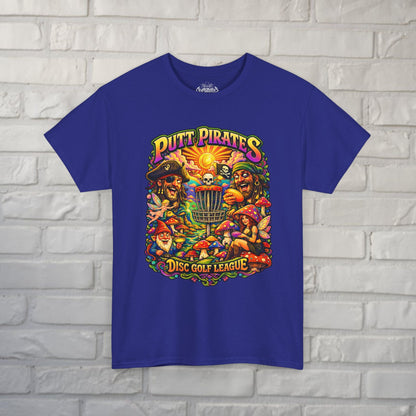 T-Shirt - Putt Pirates Tripping Balls - Putt Pirates Shirt | Unisex Heavy Cotton - Gildan 5000 from Crypto Zoo Tees