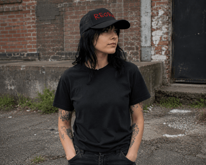 - REDRUM Trucker Hat | Horror | Goth/Gothic from SHIRT MONSTERS