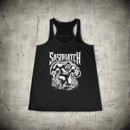 Tank Top - Sasquatch Comic Book Cover | Cryptid, Movies and TV | Ladies Racerback Tank Top from Crypto Zoo Tees